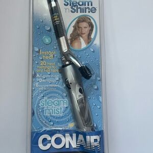Vintage Conair Steam N Shine 3/4" Steam Mist Curling Iron V08480 MI19RCS New